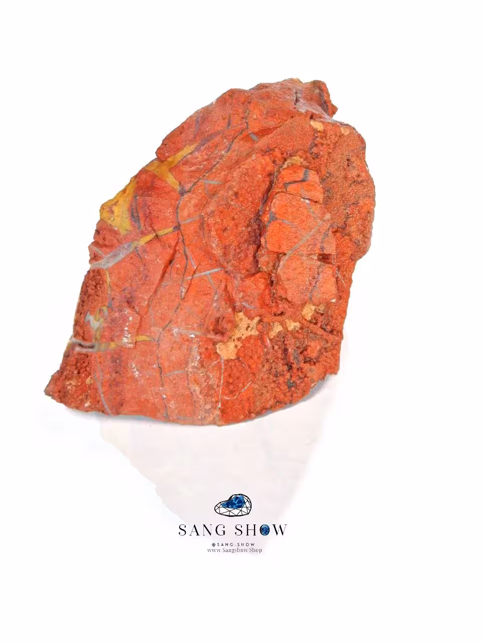 سنگ جاسپر سرخ نمونه کلاس جهانی و خوشرنگ و معدنی S596