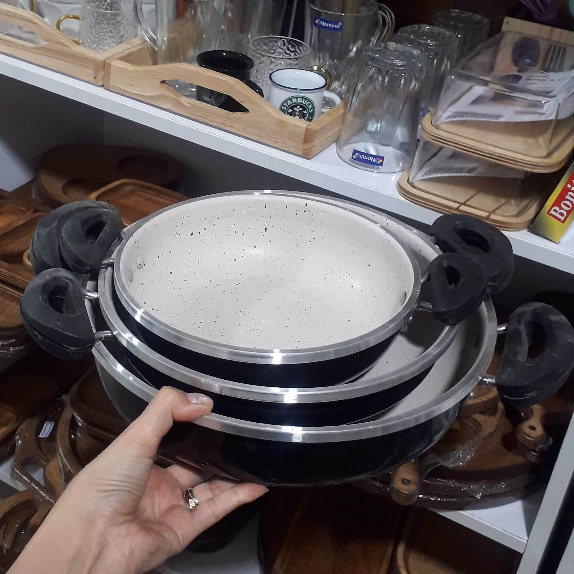 ماهیتابه3 عددی گرانیتی