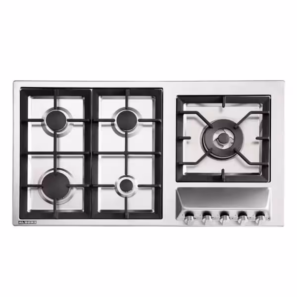 اجاق گاز رومیزی پنج شعله‌ مدل S5909 استیل البرز