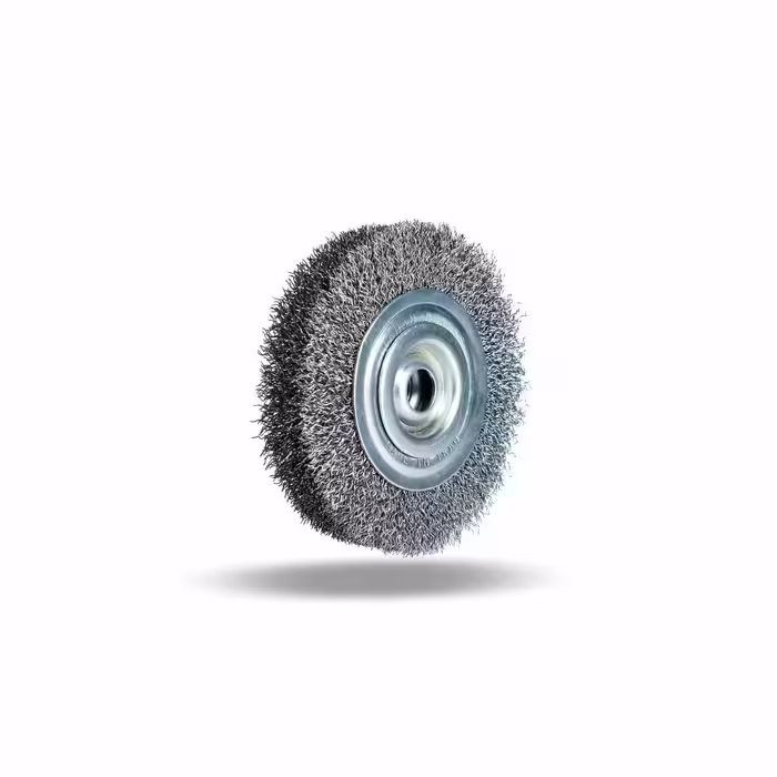 فرچه برس سیمی تخت افشان فرز جهان برس سایز 100 میلیمتر فولادی ضخامت 20 میلیمتر