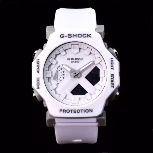 CASIO G-SHOCK GA – 2300 کاسیو جی شاک هیدرولیک دیجیتال بدون کوگ رنگ سفید