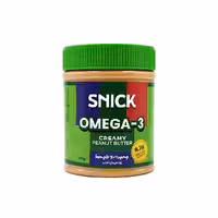 کره بادام زمینی امگا 3 اسنیک SNICK وزن 510 گرم