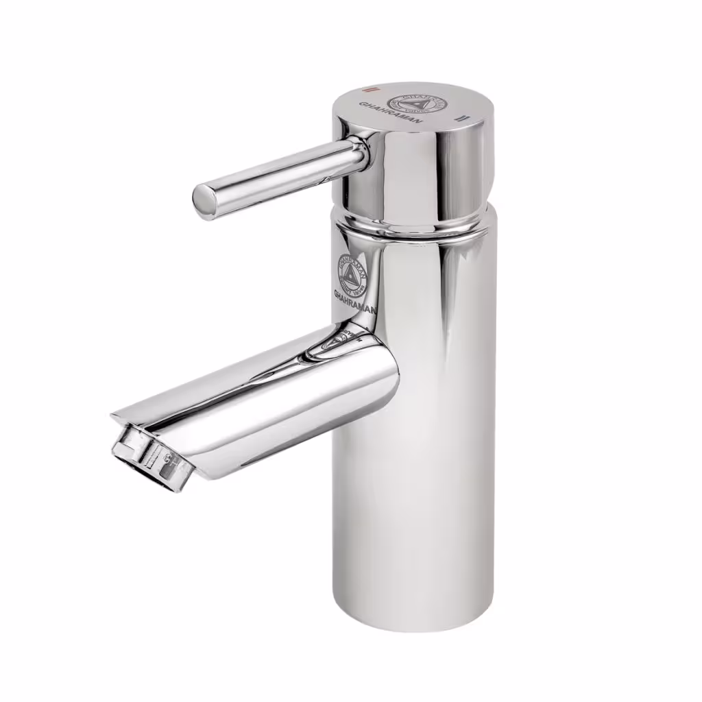 شیر روشویی قهرمان مدل تتراس کروم