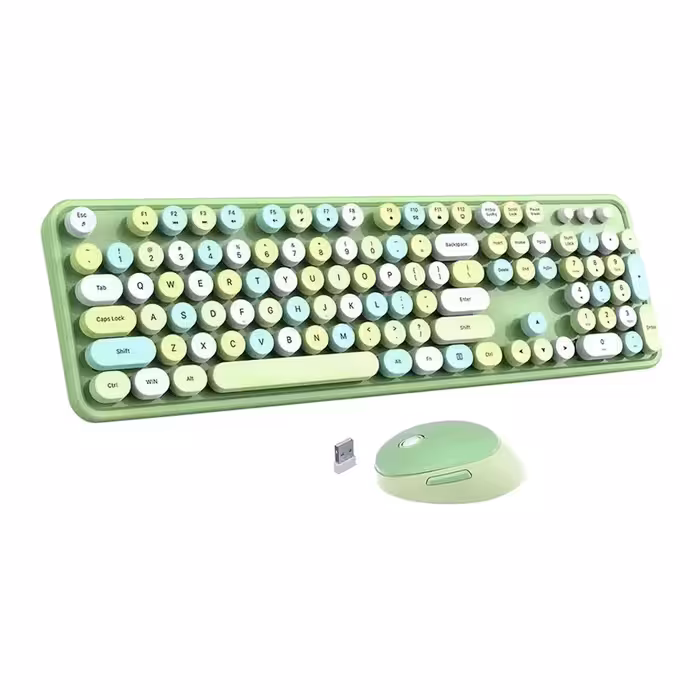 کیبورد و ماوس بی سیم مافی مدل Sweet Colorful