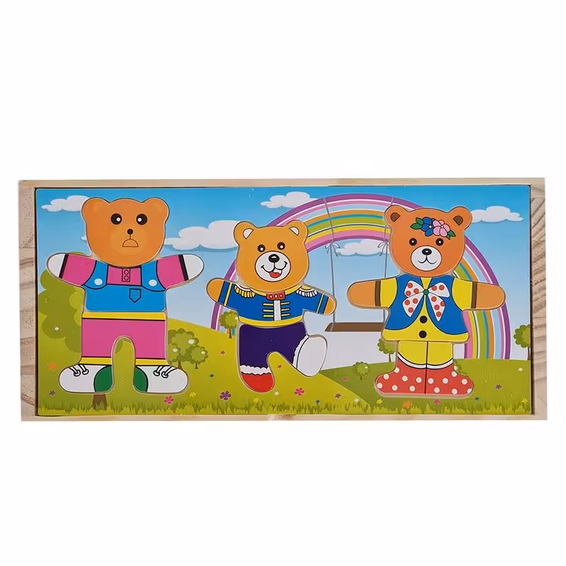 پازل جاگذاری طرح خرس کد 3828379