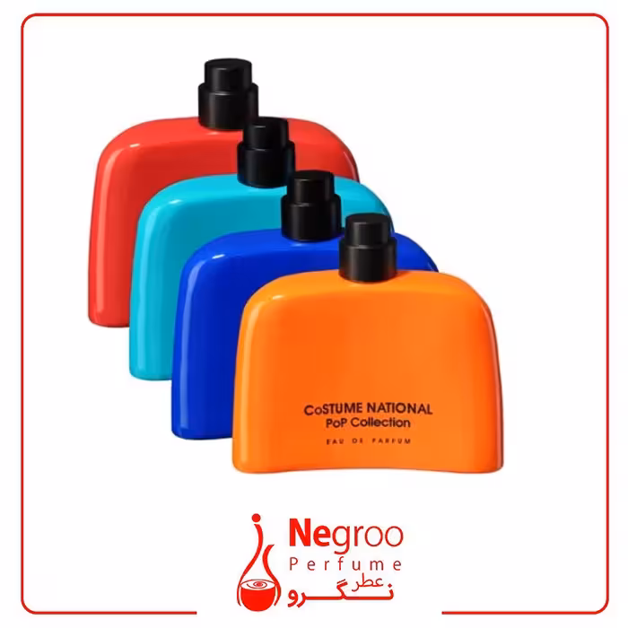 عطر ادکلن کاستوم نشنال پاپ کالکشن-قرمز-ابی- نارنجی 100 میل