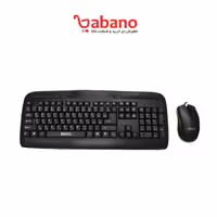 کیبورد و ماوس سادیتا مدل SKM-1554 با حروف فارسی