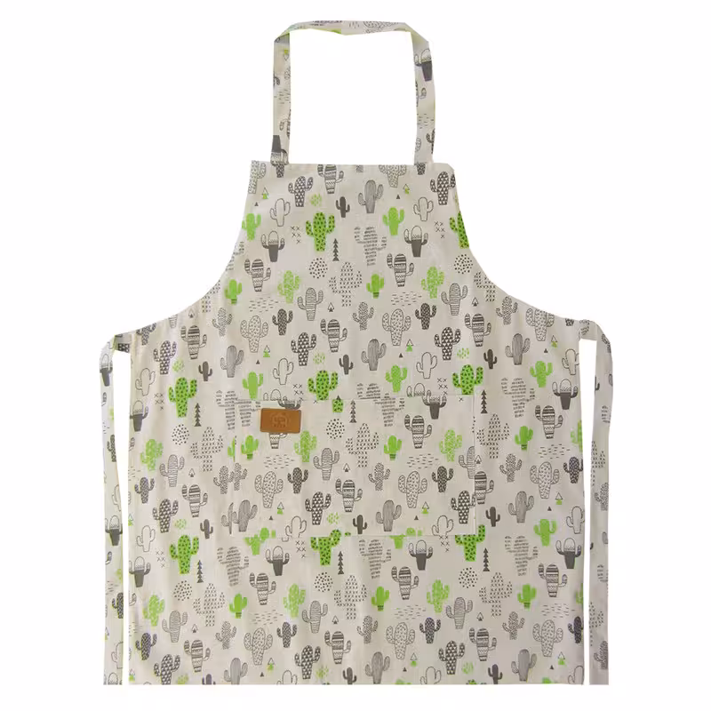 پیش بند آشپزخانه هوم اند لایف طرح کاکتوس مدل واران | کالا مکس