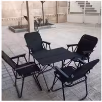 ست چهار نفره میز و صندلی مسافرتی، برند پلاسبا، با تحمل وزن بالا