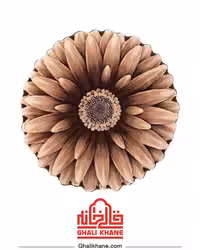 فرش سه بعدی زرباف طرح گل داوودی