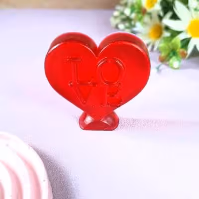 تندیس قلب رزینی