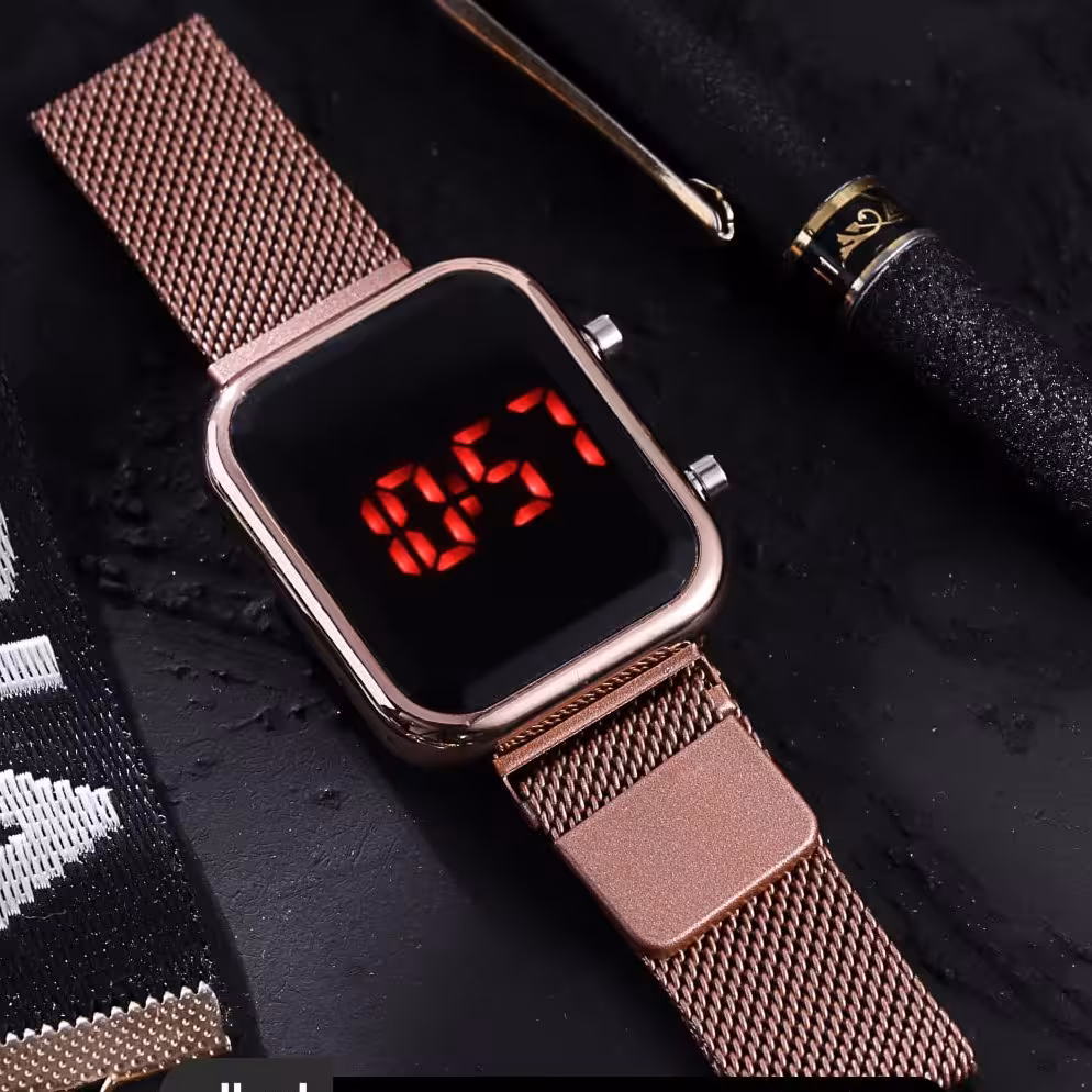 ساعتمچی LED  مدل 731 دارای روز شمار و جعبه