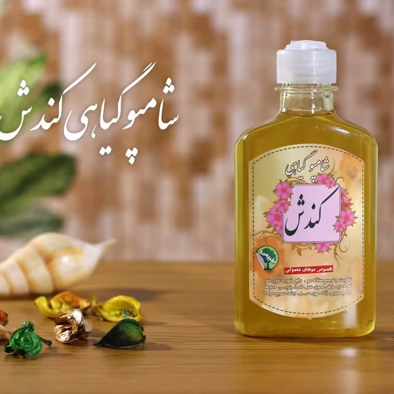 شامپو گیاهی کندش برکت (رشد مو)(مناسب موهای معمولی و خشک) | amazonchi