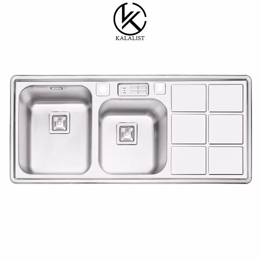 سینک ایلیا استیل فانتزی توکار مدل 2065