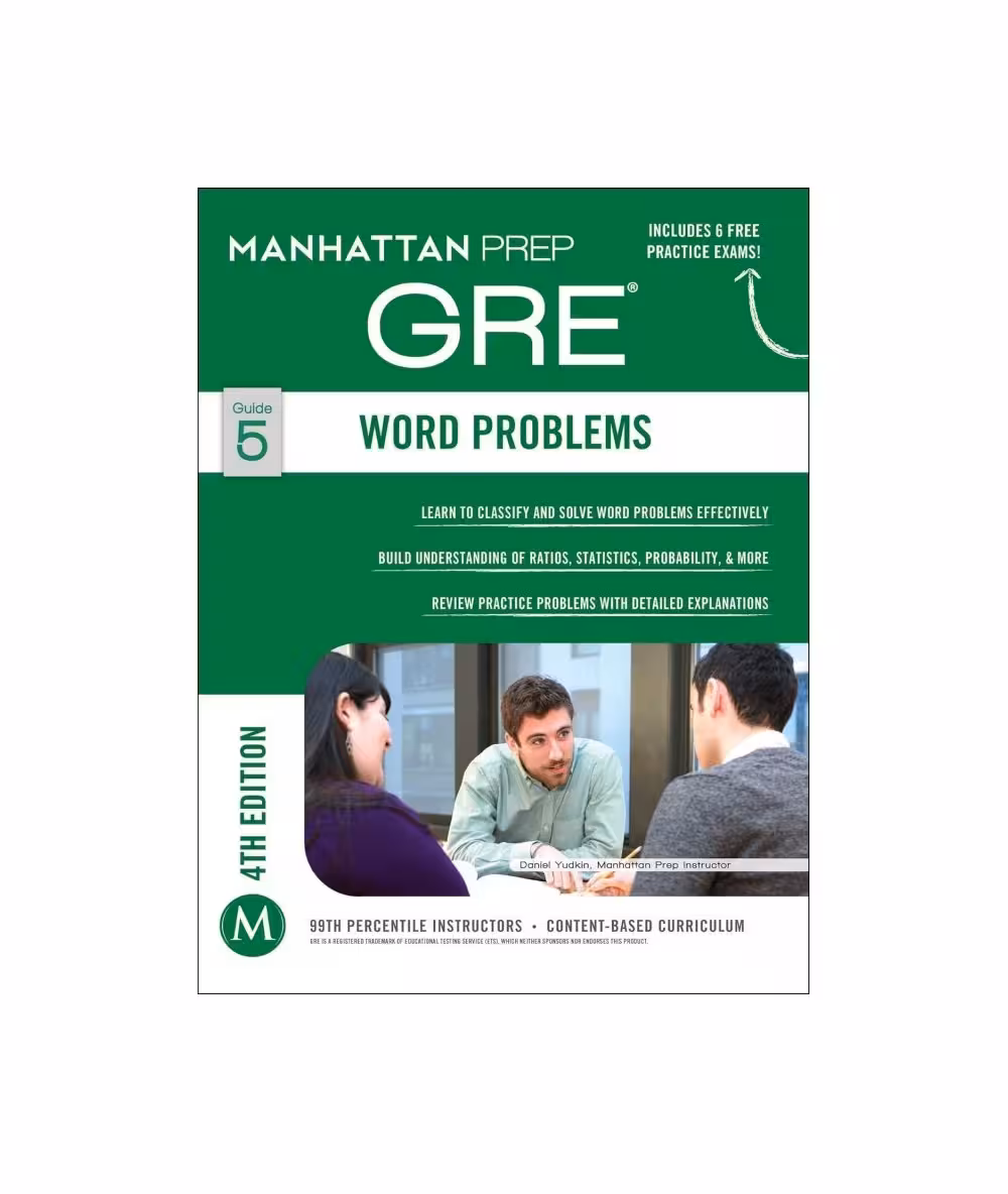 کتاب Manhattan Prep GRE Word Problems Strategy Guide جی آر ایی ورد پرابلمز