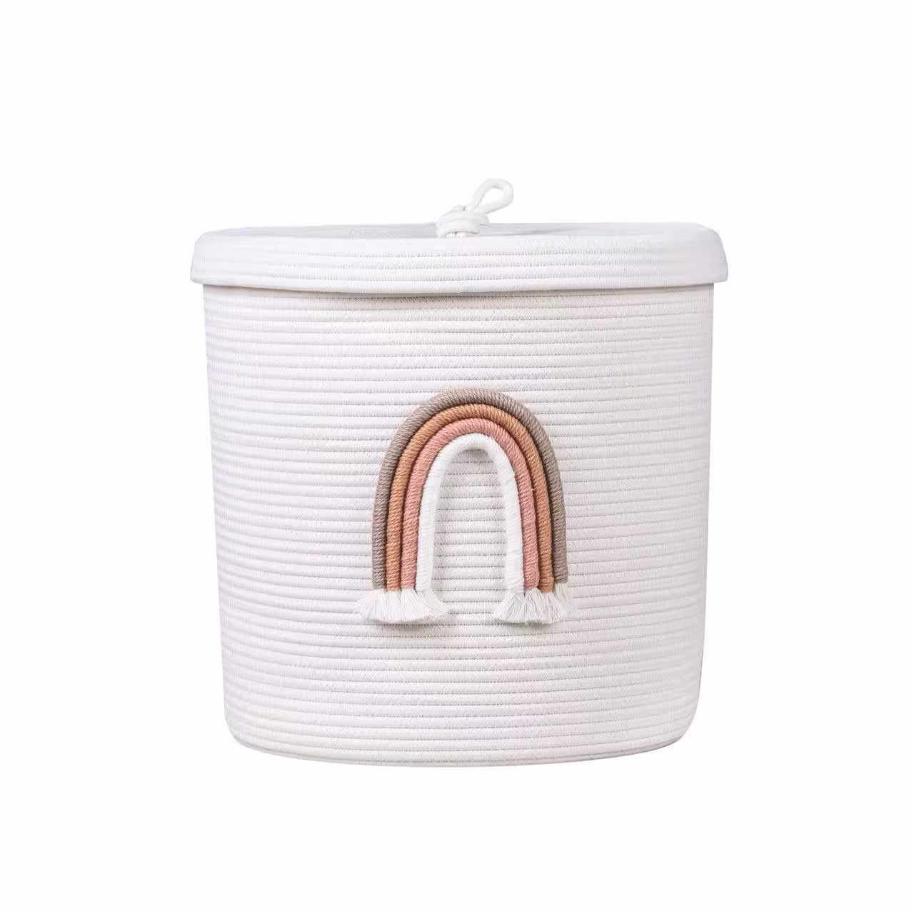 سبد دربدار لاکچری ایسیز اتاق کودک سایز بزرگ طرح رنگین کمان Isiz