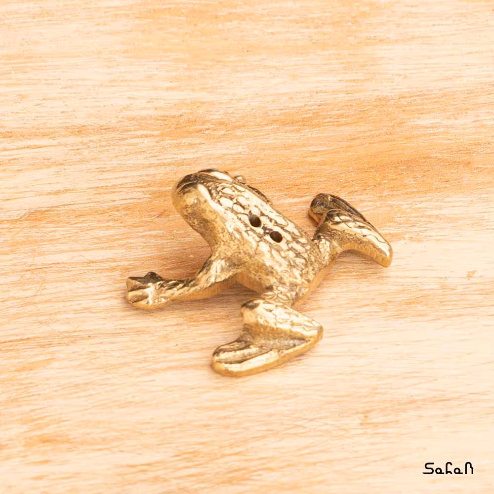 عودسوز هندی برنجی قورباغه