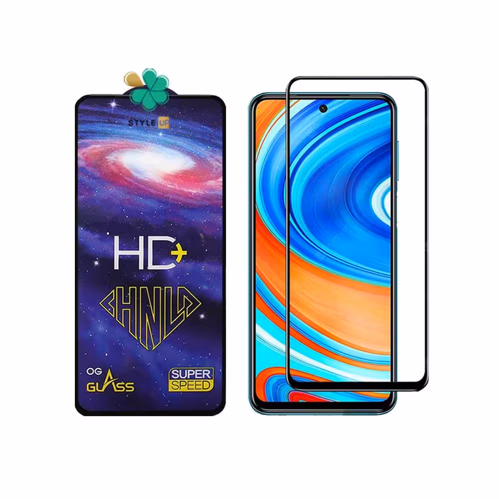 گلس فول گوشی شیائومی Xiaomi Redmi Note 9 Pro Max مدل HD Plus