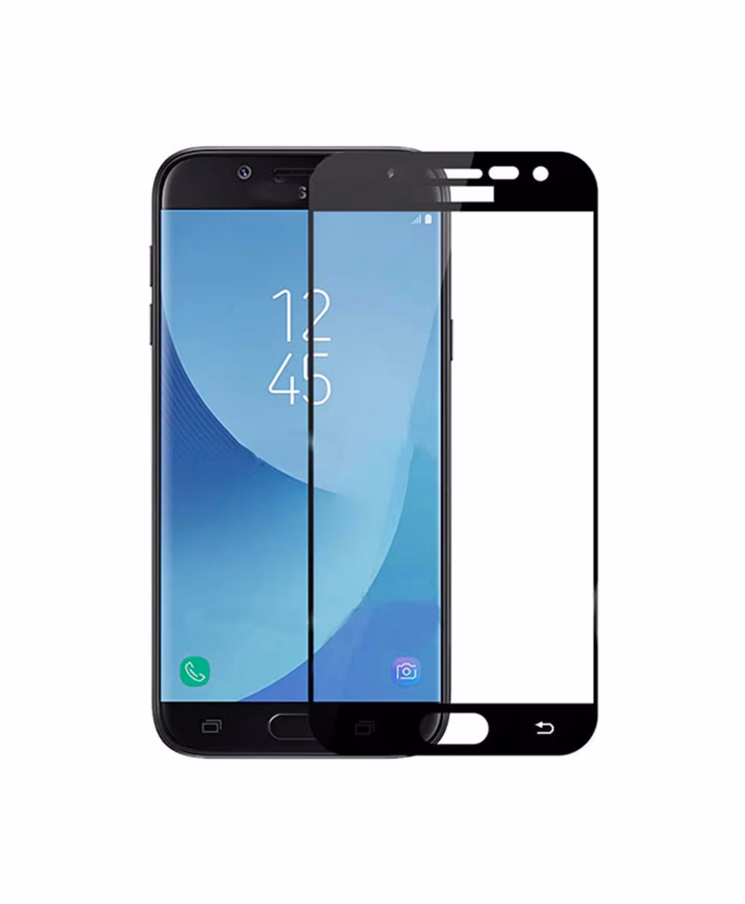 محافظ تمام صفحه نمایش شیشه ای سامسونگ J3 Pro