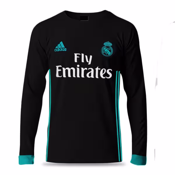 پیراهن کلاسیک دوم رئال مادرید 2017 (آستین بلند)
