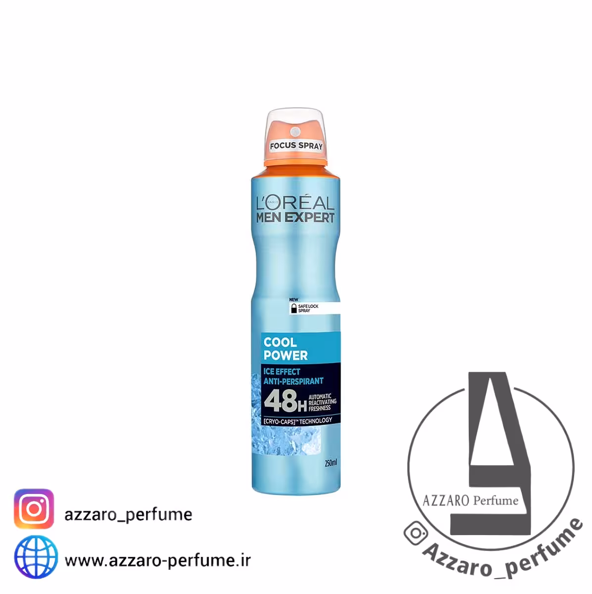 اسپری ضد تعریق مردانه لورآل کول پاور cool power حجم 250میل