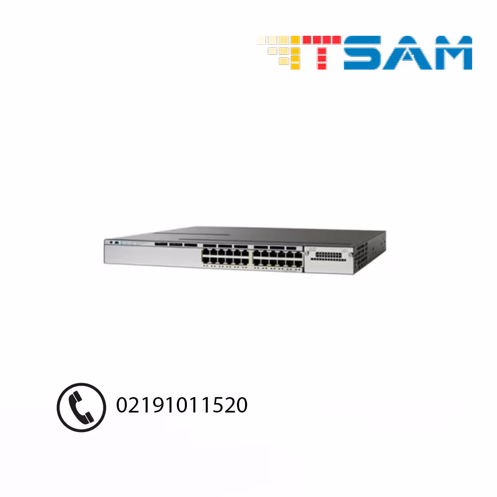 سوئیچ شبکه 24 پورت سیسکو WS-C3750X-24T-L