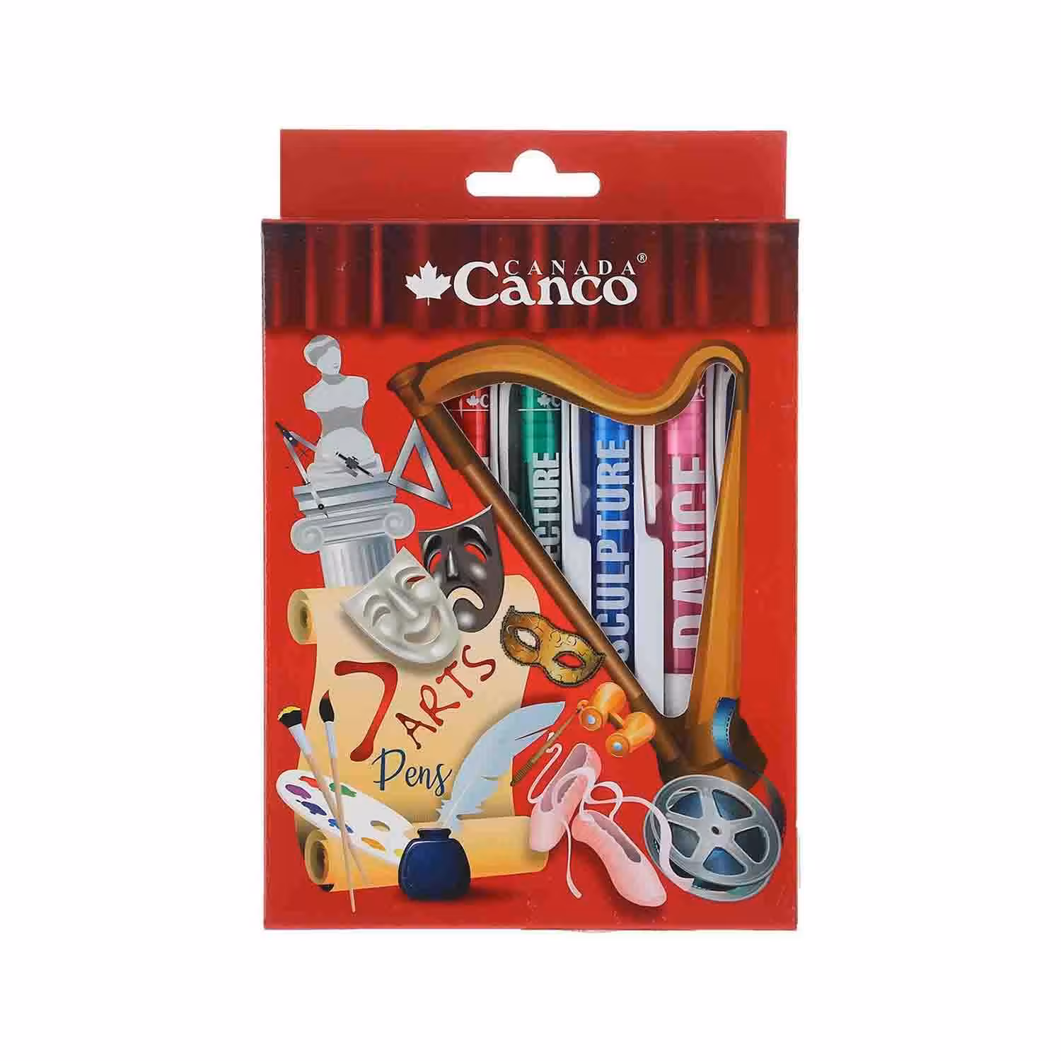 خودکار0/7هفت رنگ کنکو سری هفت هنر