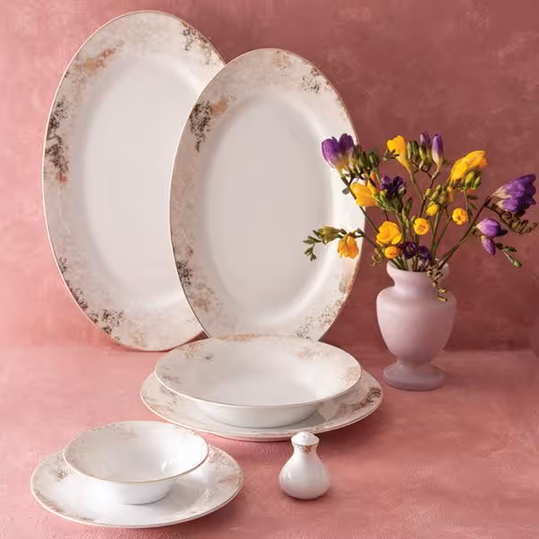 سرویس 35 پارچه 6 نفره طرح کلودیا