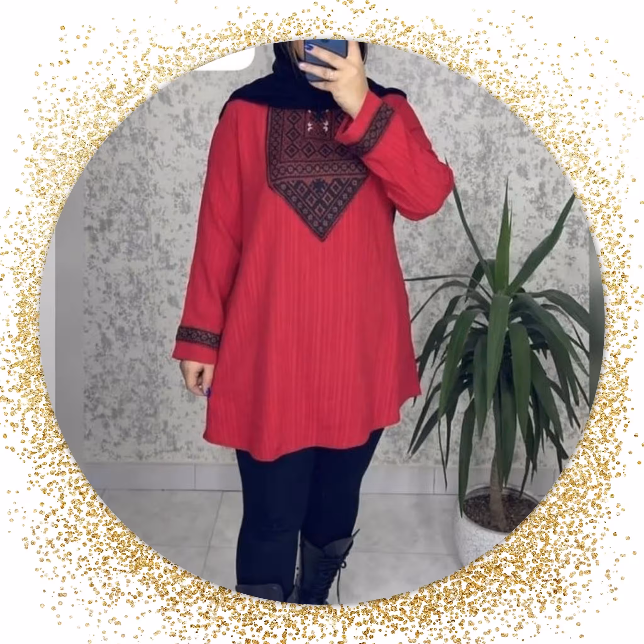 تونیک جلو بسته