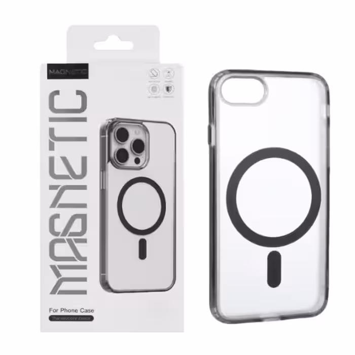 قاب گوشی Magnetic دور ژله ای برای iPhone SE (2020) / iPhone 7 / iPhone 8