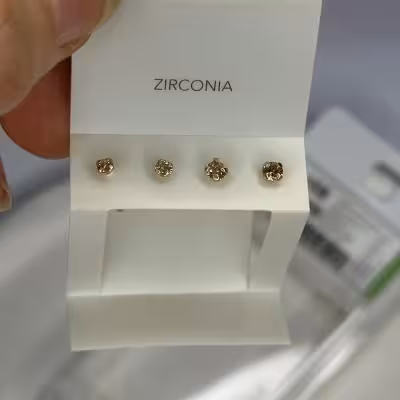 گوشواره نقره روکش طلا