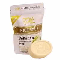 صابون ویولا ViollA روشن کننده پوست حاوی کلاژن و عصاره برنج و ویتامین E و C وزن 130 گرمی