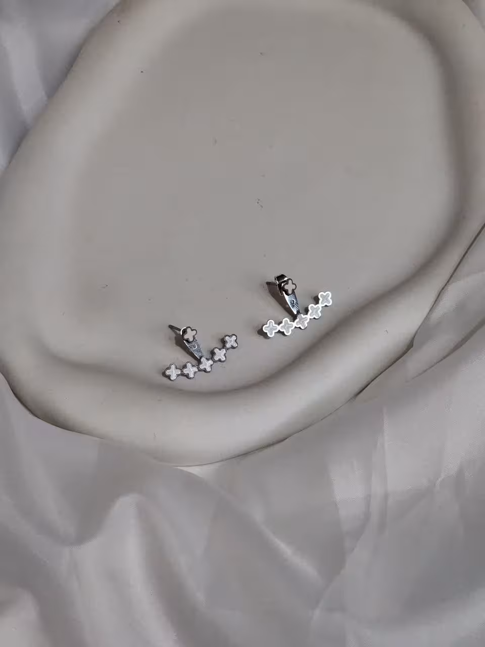 گوشواره استیل مینیمال وارداتی ونکلیف