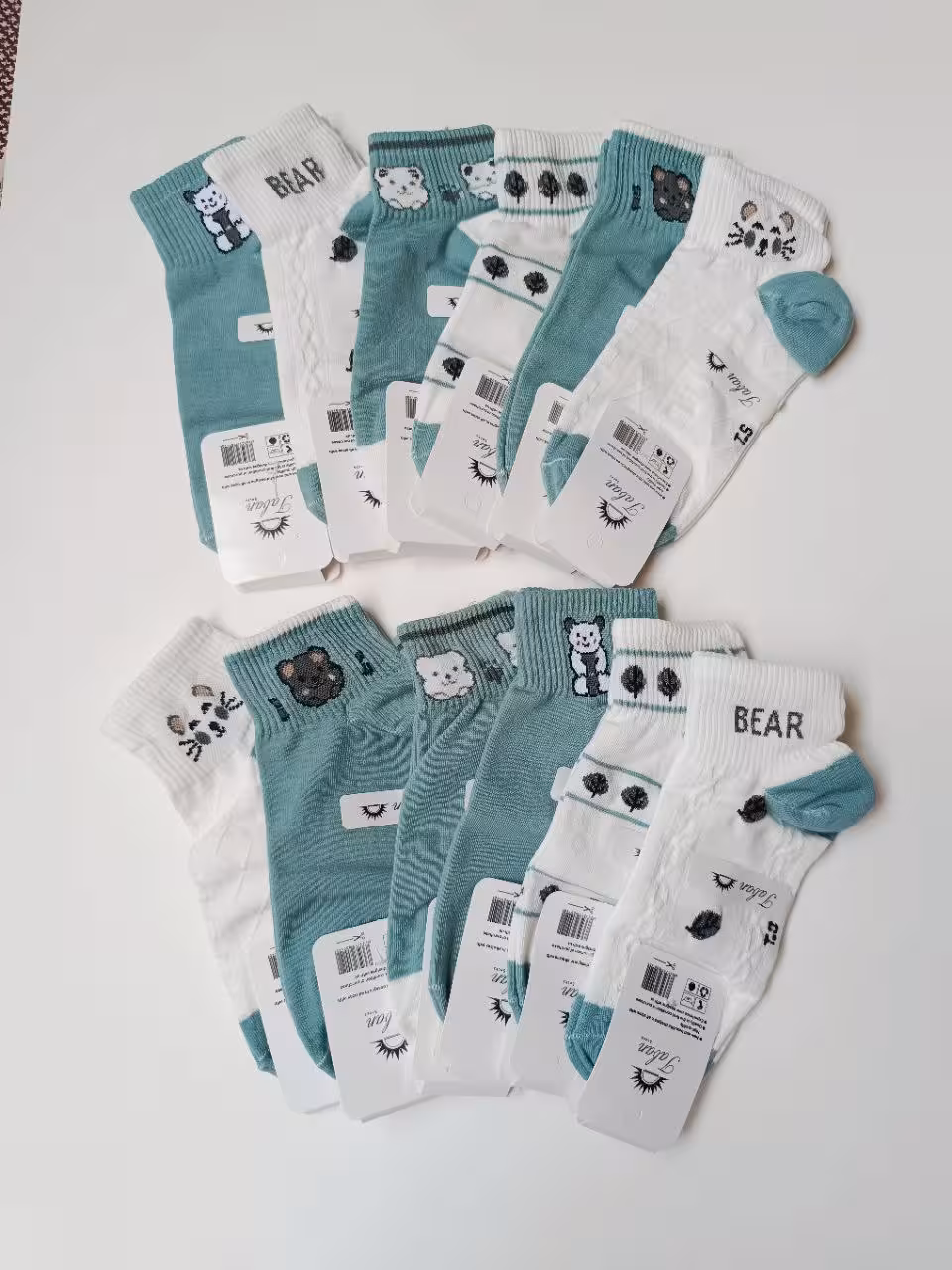 جوراب فانتزی کش انگلیسی | گل میخک