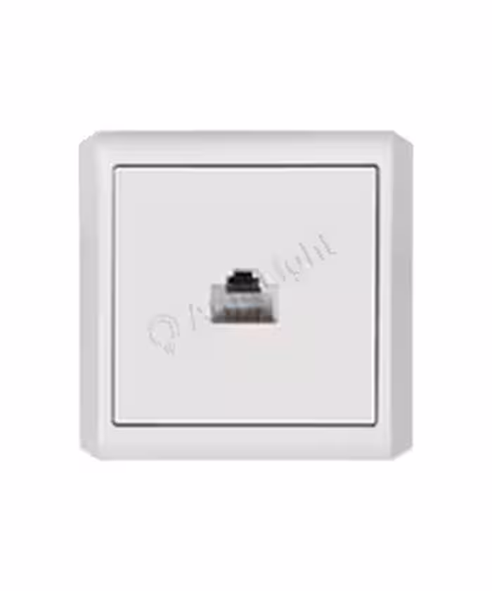 سوکت شبکه CAT6 روکار ایران الکتریک مدل الیزه