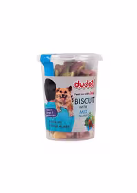 تشويقي بيسکوويت دودوتي (Dudotti) سگ با طعم مخلوط 150 گرمي