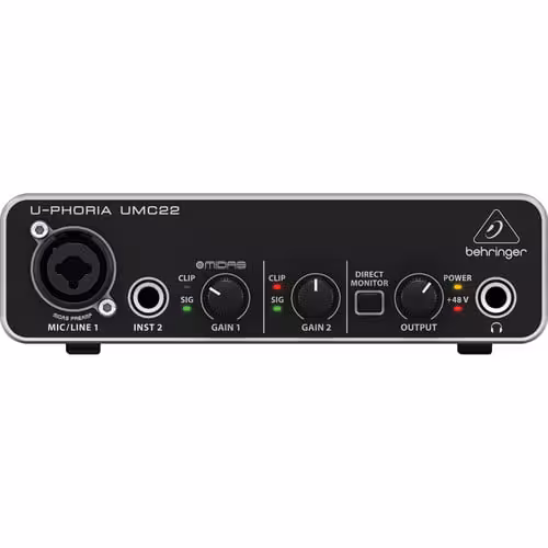 کارت صدا بهرینگر UMC22Behringer U-Phoria UMC22