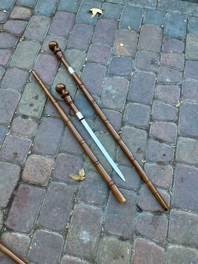 عصا شمشیر پنهان کله گرد