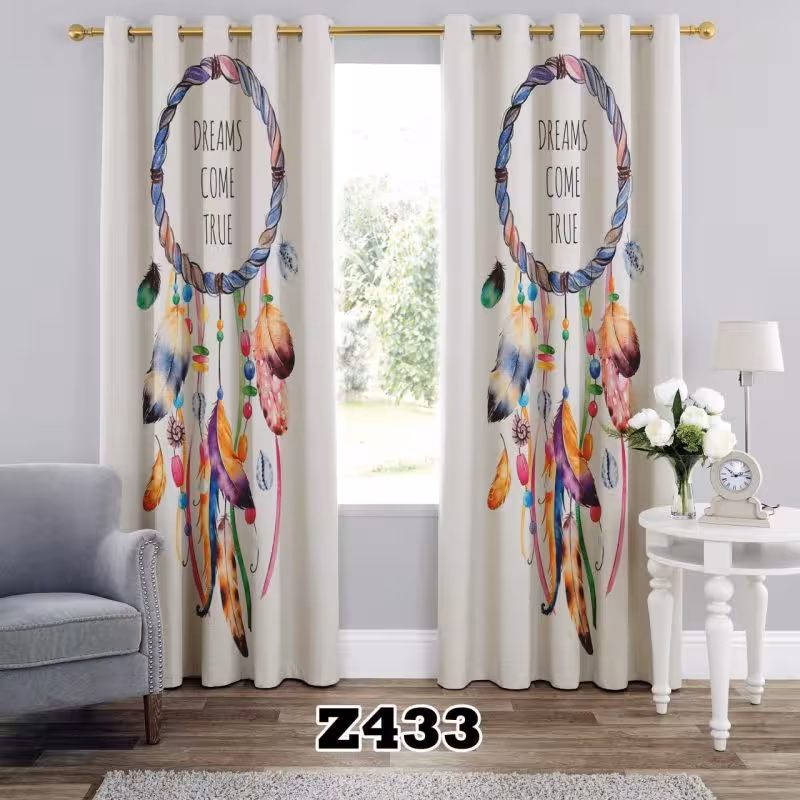 پرده سه بعدی طرح پر