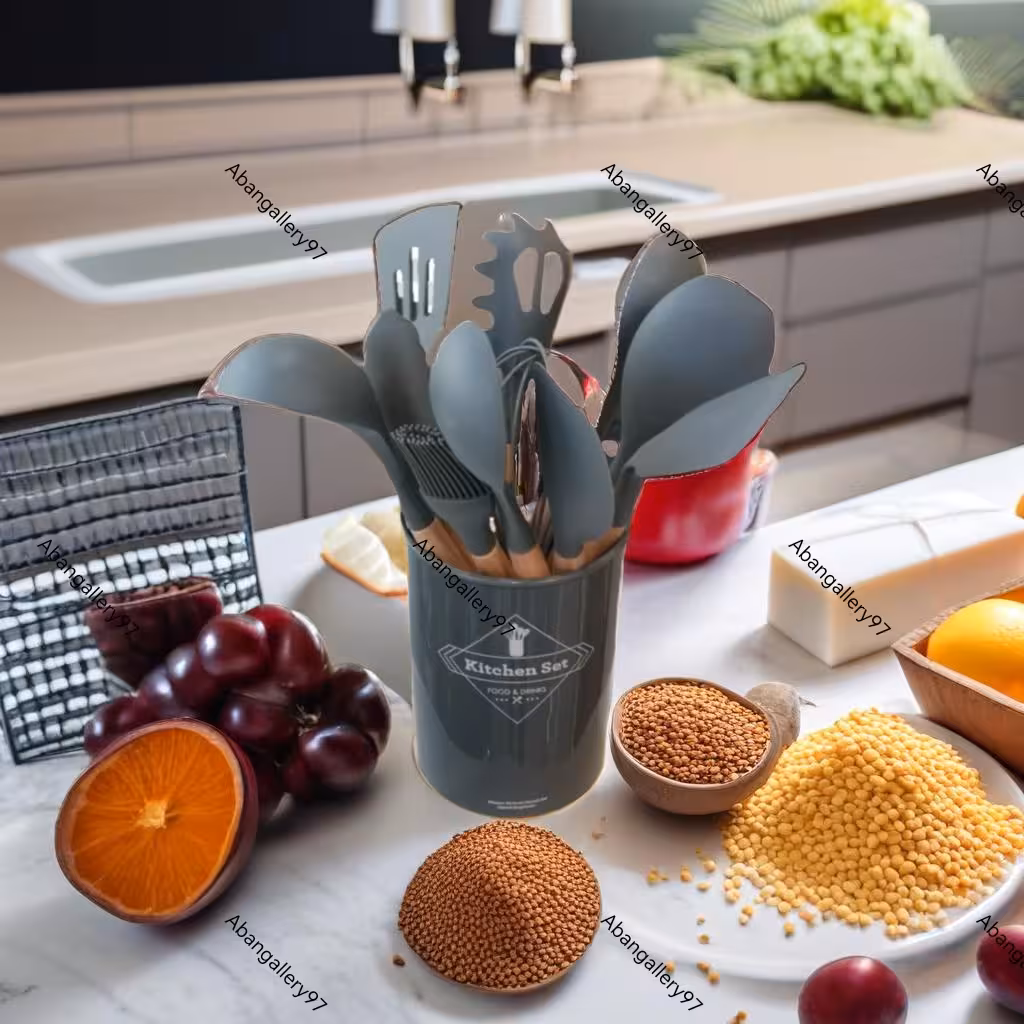 ست کفگیر ملاقه 12 تکه درجه یک💥ارسال رایگان💥