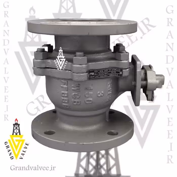 کد:1035 شیرتوپی&quot;4 اینچ کلاس 150 فولاد ریخته گری