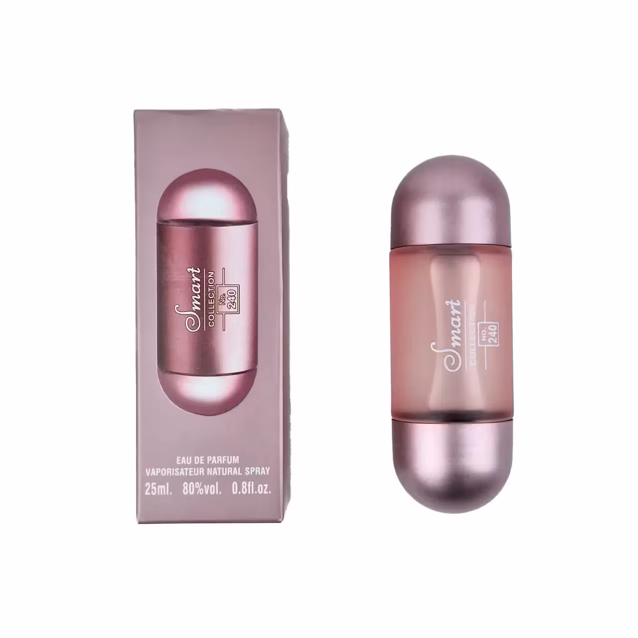 عطر ادکلن جیبی زنانه اسمارت کالکشن 240 Smart Collection مدل 212 vip رز 25 میل
