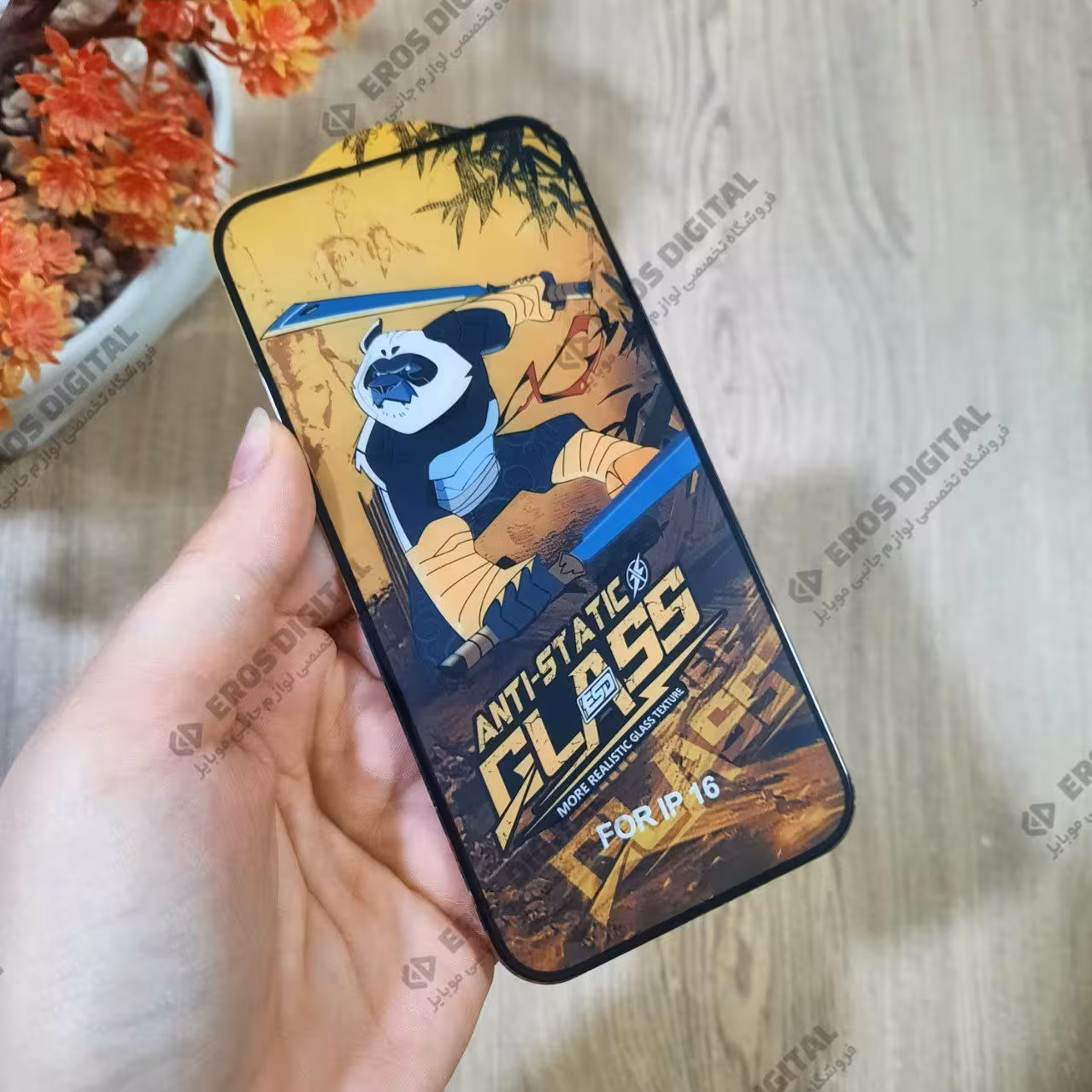 گلس iPhone 16 مدل آنتی استاتیک ESD