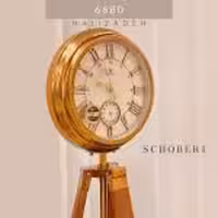 SCHOBERT شوبرت ساعت  ایستاده 3 پایه طلایی  6680GOLD