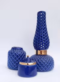 ست آباژور،گلدان و جاجواهری