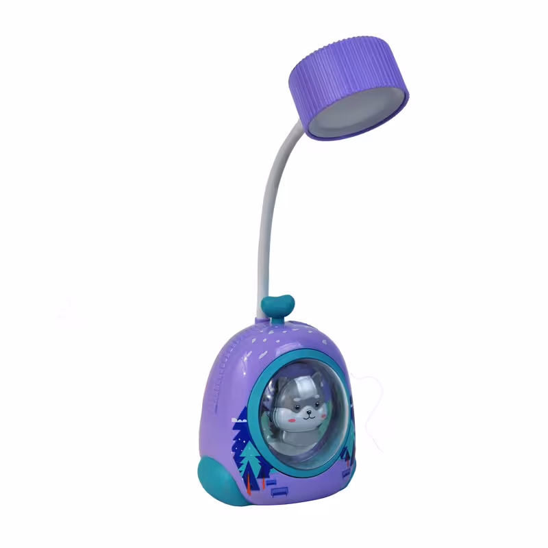 چراغ مطالعه مدل شارژی طرح خرس کابین دار  کد xjd-09 | چاوه