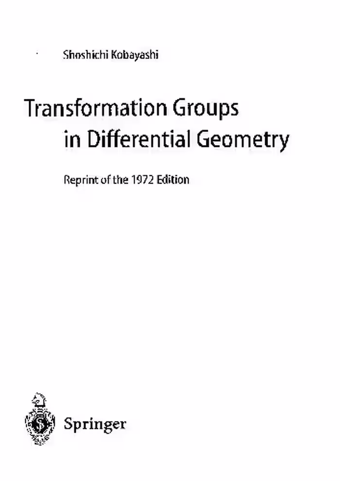 خرید و دانلود نسخه کامل کتاب Transformation Groups in Differential Geometry