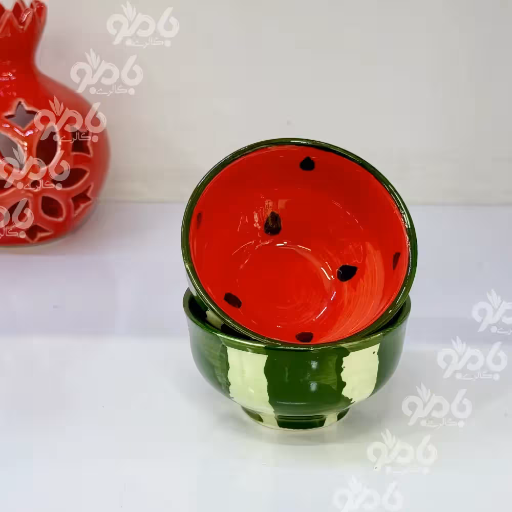 ست هندوانه پیاله ترشی ساده قطر9