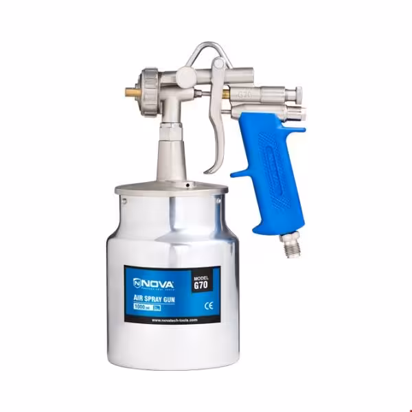 پیستوله رنگ پاش کاسه زیر 1.8 میلیمتر نووا 2918