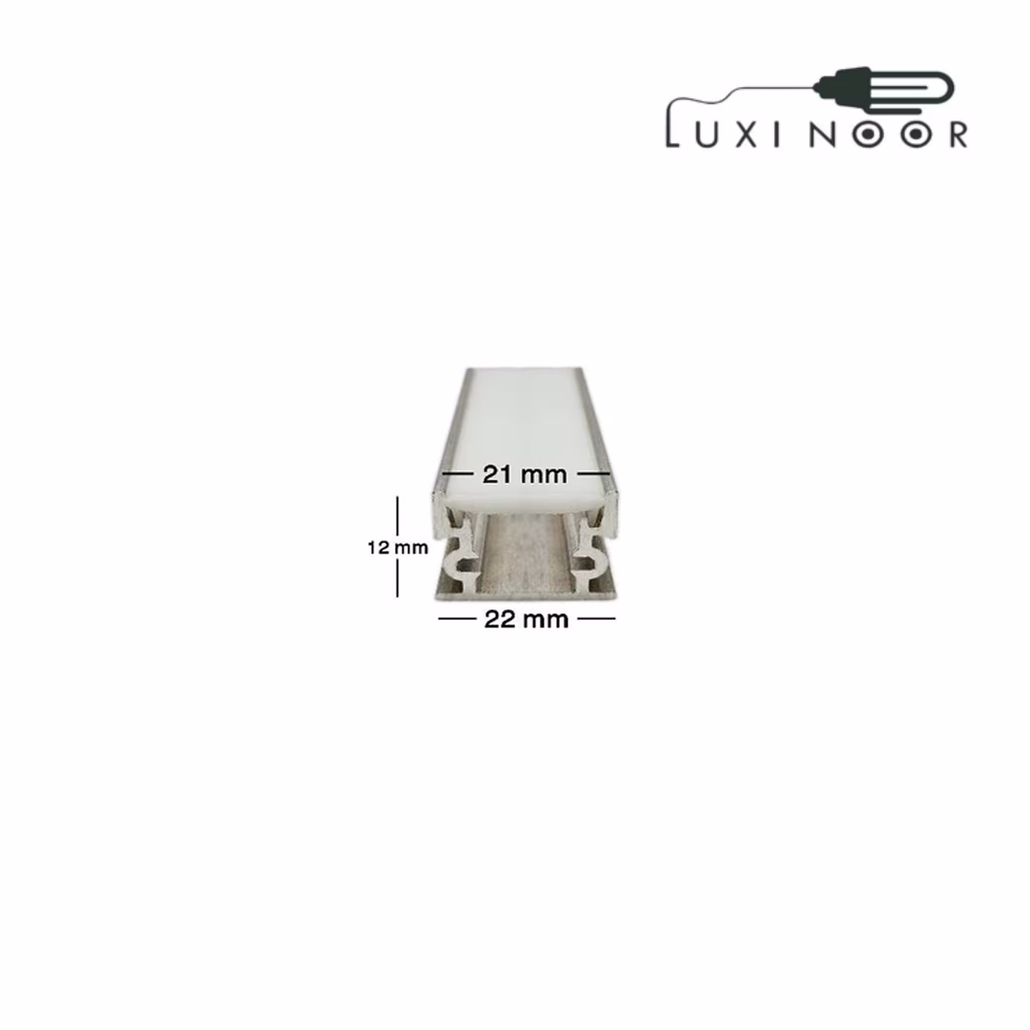 پروفیل چراغ خطی لاینر توکار دفنی تک لاین - کد 74